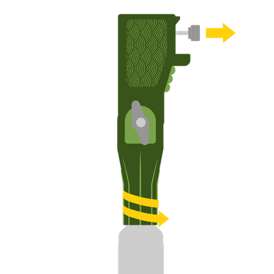 Open Brush Holder